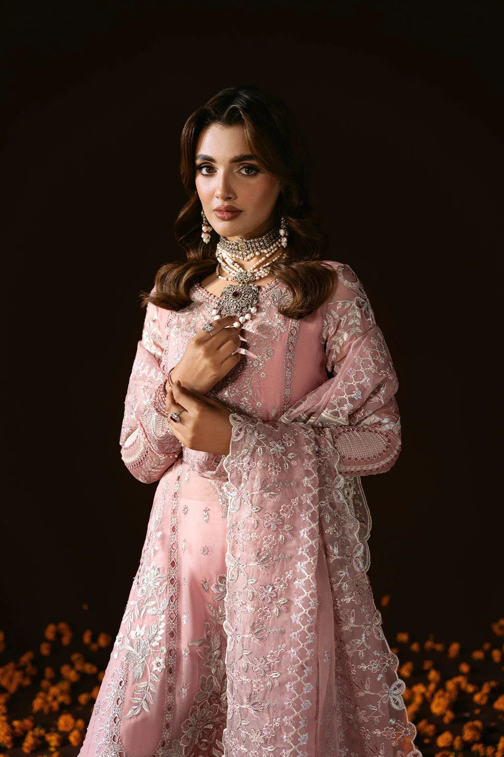 Ramsha | Dastak Luxury Chiffon Collection | Q-202 - Rang-e-Khaas