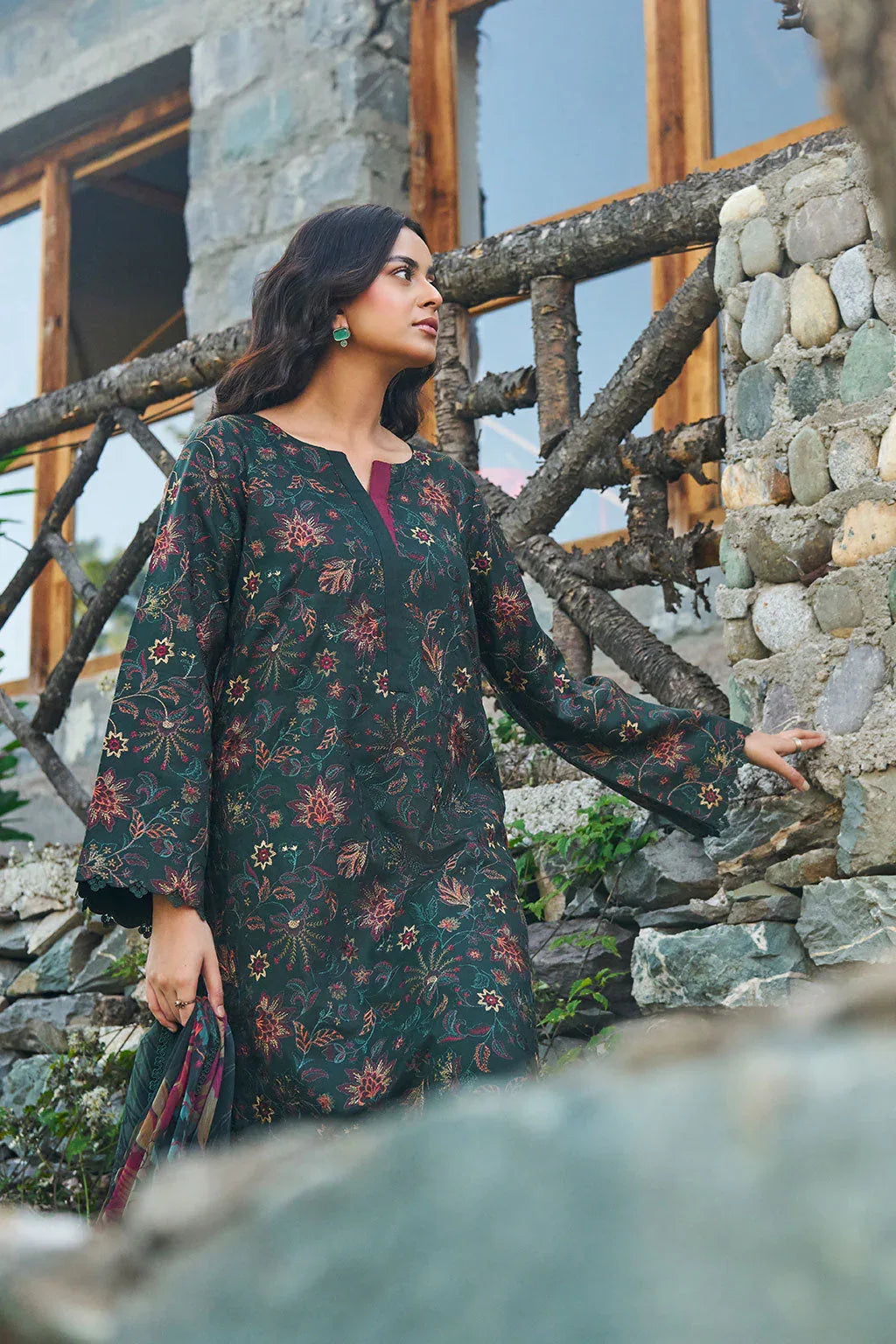 Ramsha | Riwaj Winter Collection | J703 - Rang-e-Khaas