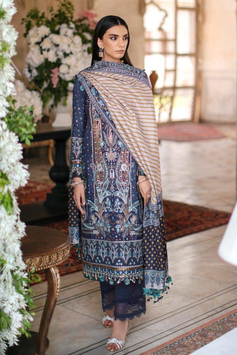Sana Safinaz | Luxury Collection | S221-008B-CP - Rang-e-Khaas