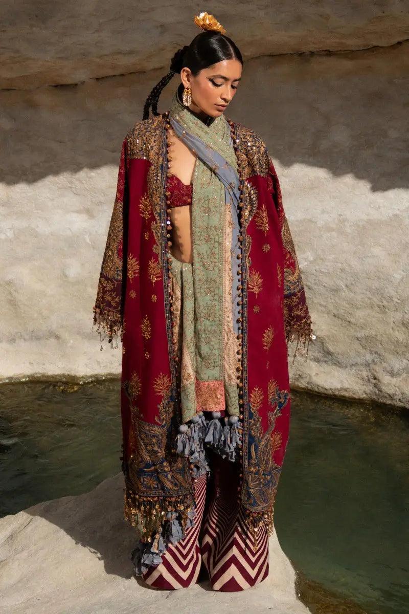 Sana Safinaz | Winter Luxury 23 | S231-003B-CP - Rang-e-Khaas