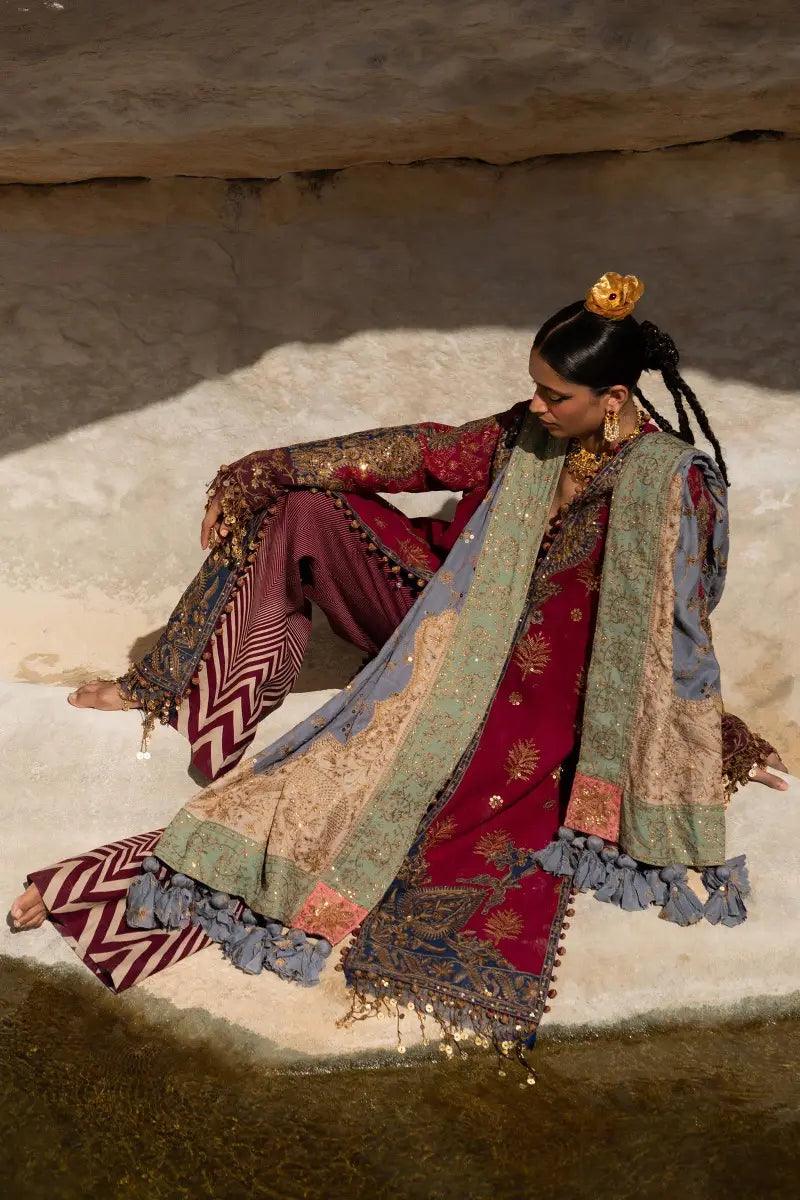 Sana Safinaz | Winter Luxury 23 | S231-003B-CP - Rang-e-Khaas