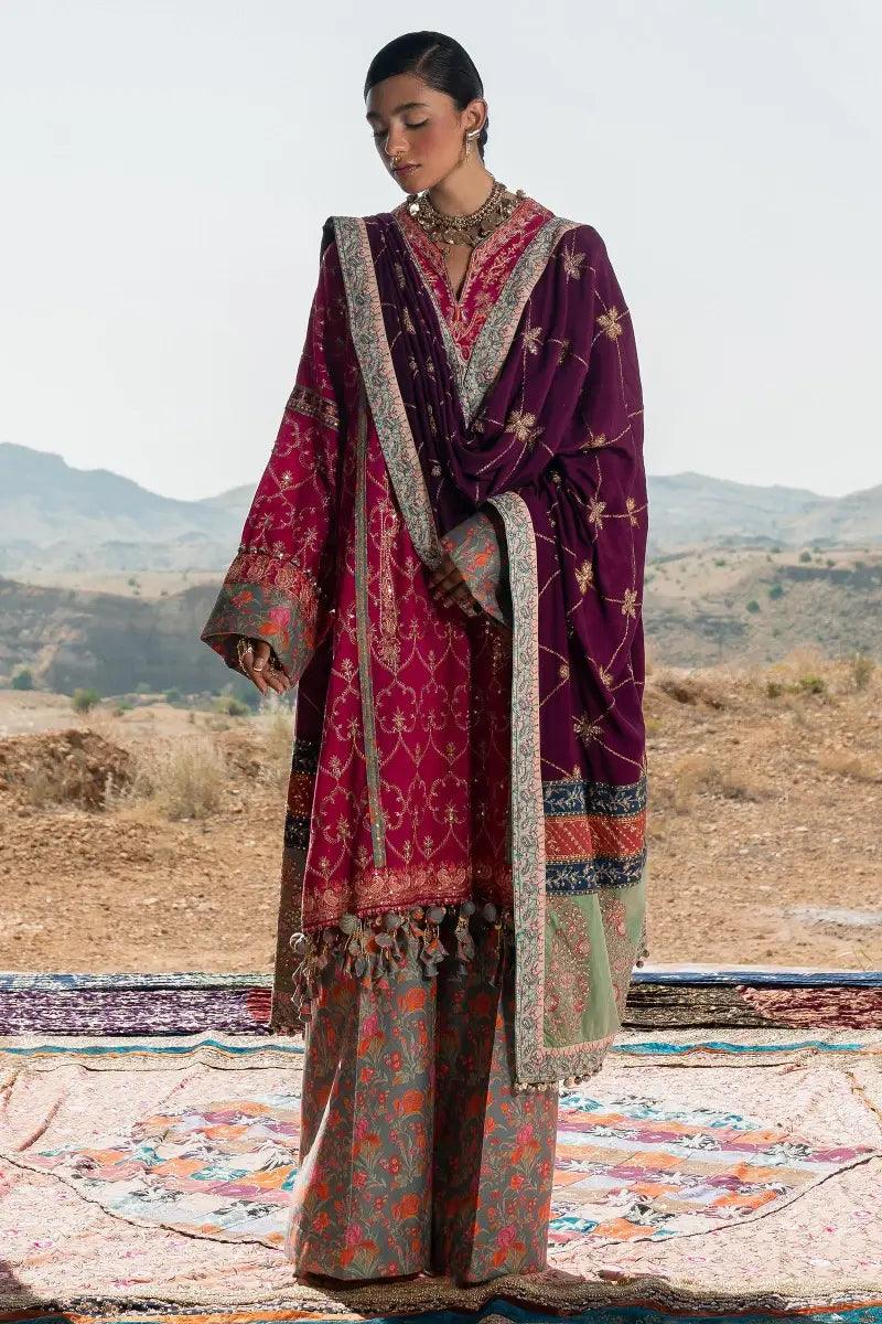 Sana Safinaz | Winter Luxury 23 | S231-004B-CP - Rang-e-Khaas