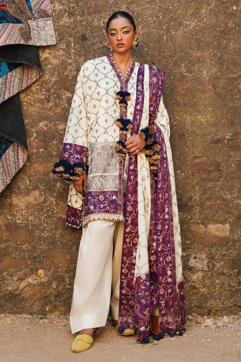Sana Safinaz | Winter Luxury 23 | S231-005A-CP - Rang-e-Khaas