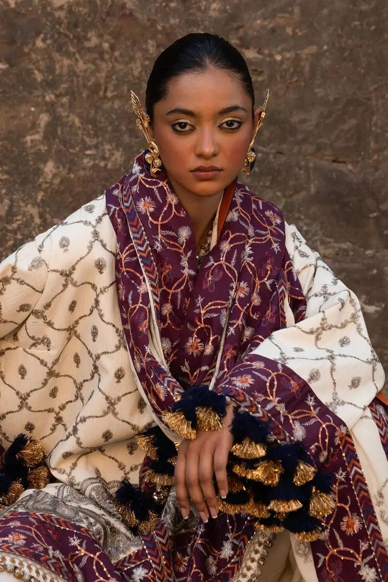 Sana Safinaz | Winter Luxury 23 | S231-005A-CP - Rang-e-Khaas