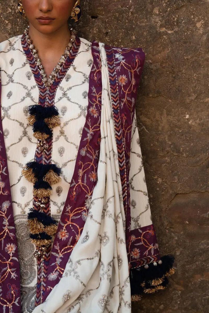 Sana Safinaz | Winter Luxury 23 | S231-005A-CP - Rang-e-Khaas