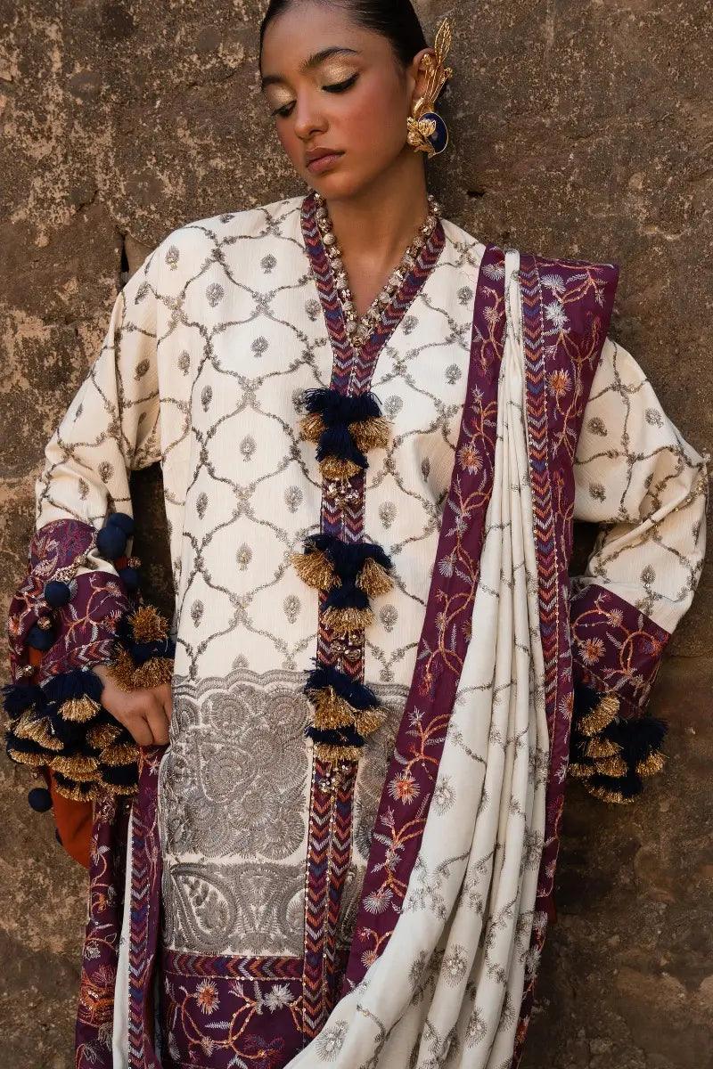 Sana Safinaz | Winter Luxury 23 | S231-005A-CP - Rang-e-Khaas