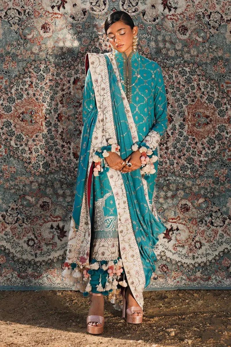 Sana Safinaz | Winter Luxury 23 | S231-005B-CP - Rang-e-Khaas