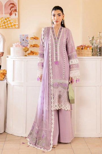 Saad Shaikh | LaAmour Luxury Lawn | Azura - Rang-e-Khaas