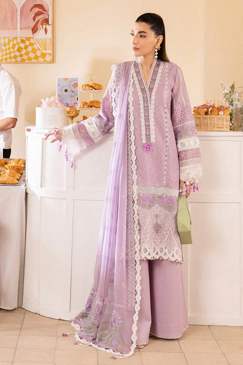 Saad Shaikh | LaAmour Luxury Lawn | Azura - Rang-e-Khaas