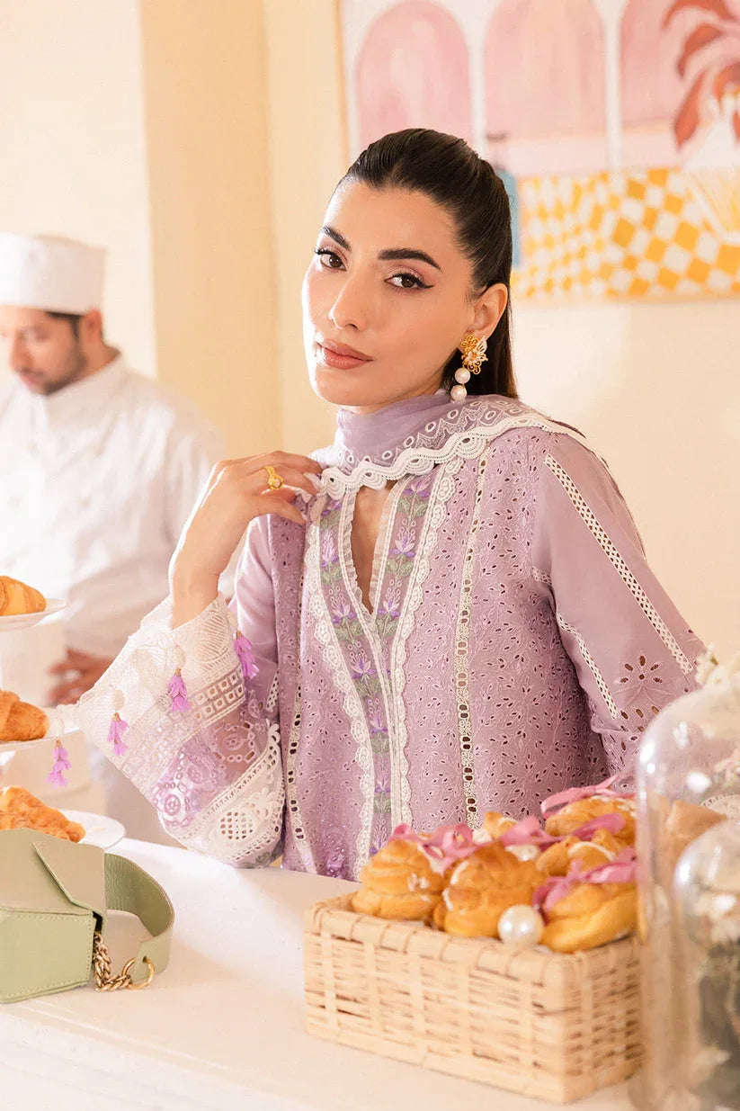 Saad Shaikh | LaAmour Luxury Lawn | Azura - Rang-e-Khaas