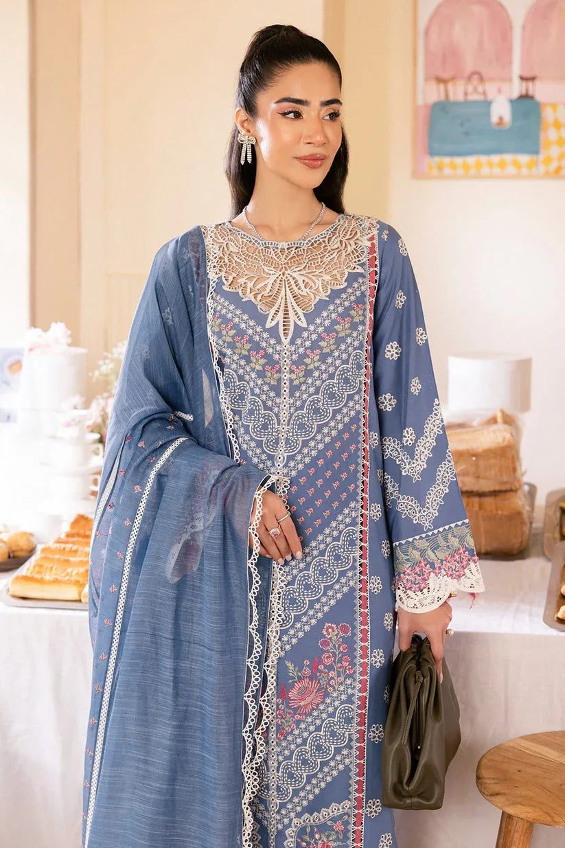 Saad Shaikh | LaAmour Luxury Lawn | Una - Rang-e-Khaas