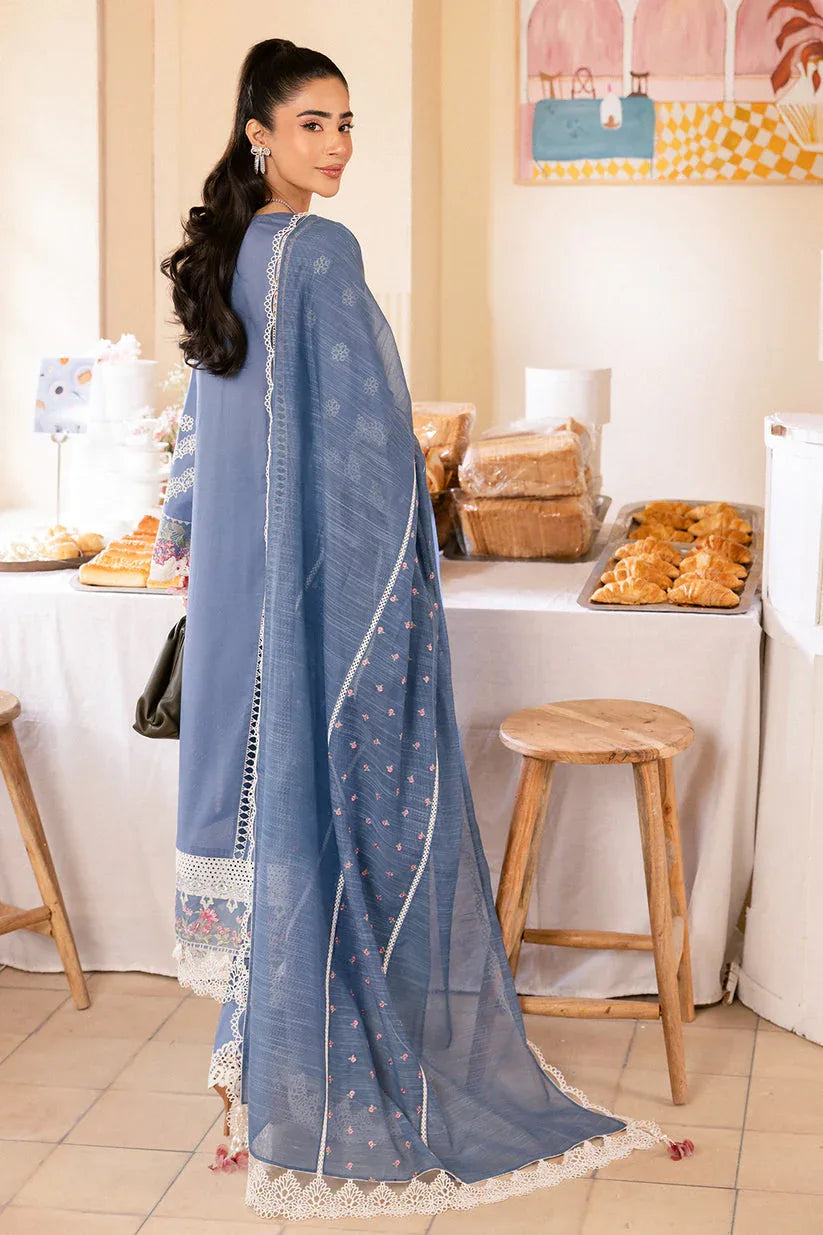 Saad Shaikh | LaAmour Luxury Lawn | Una - Rang-e-Khaas