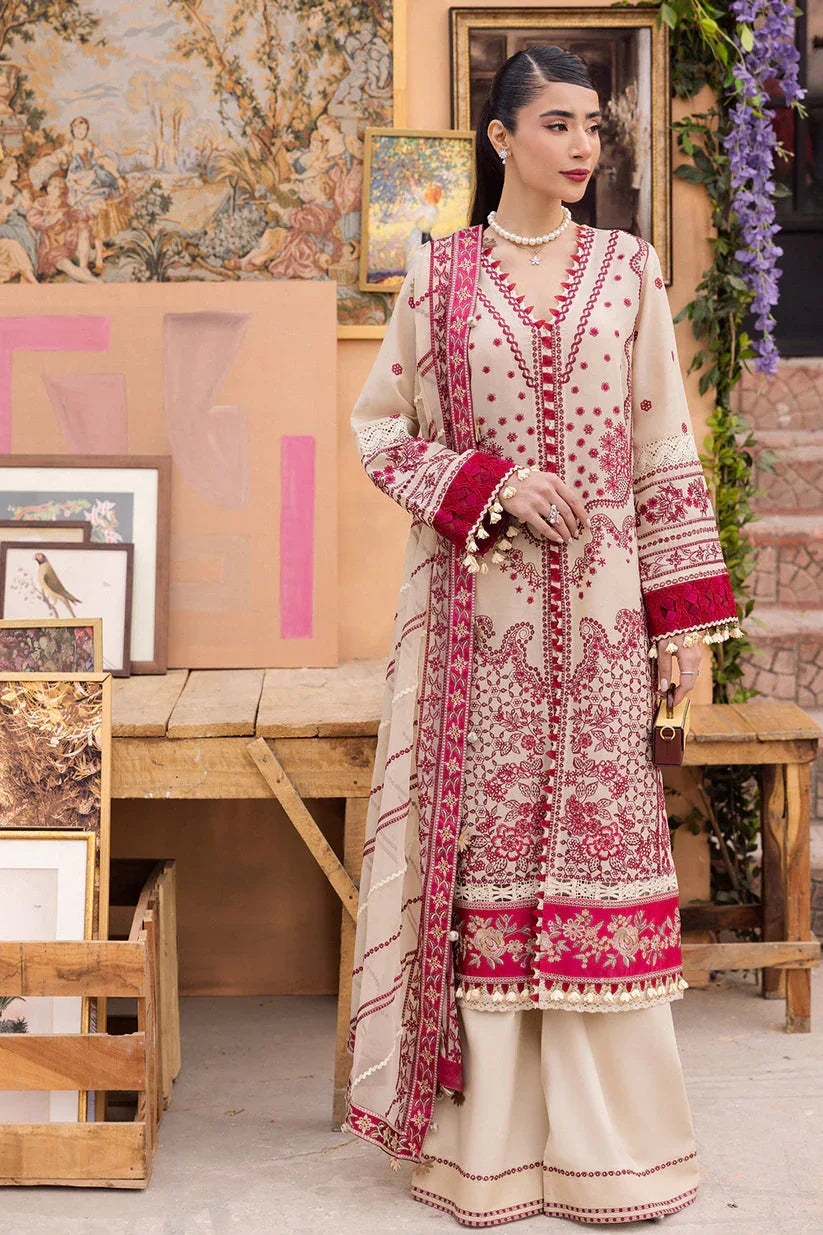 Saad Shaikh | LaAmour Luxury Lawn | Zena - Rang-e-Khaas