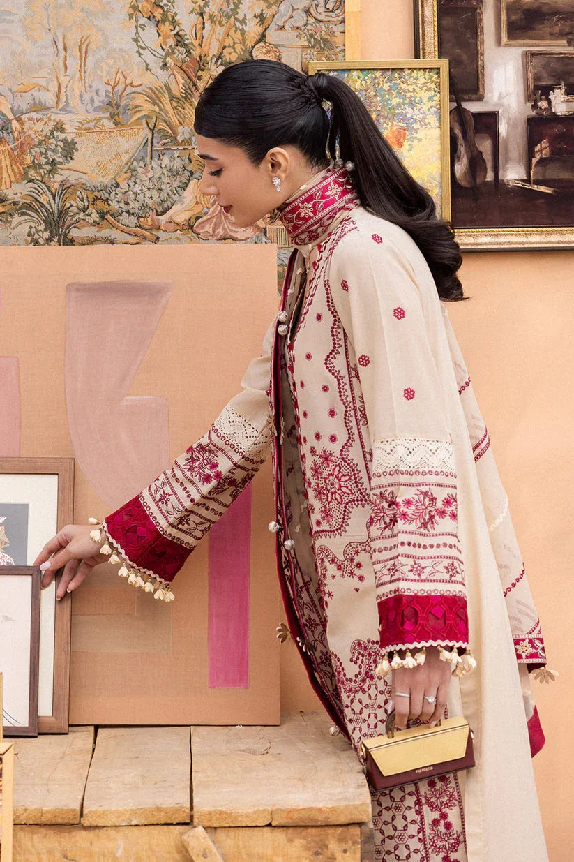 Saad Shaikh | LaAmour Luxury Lawn | Zena - Rang-e-Khaas