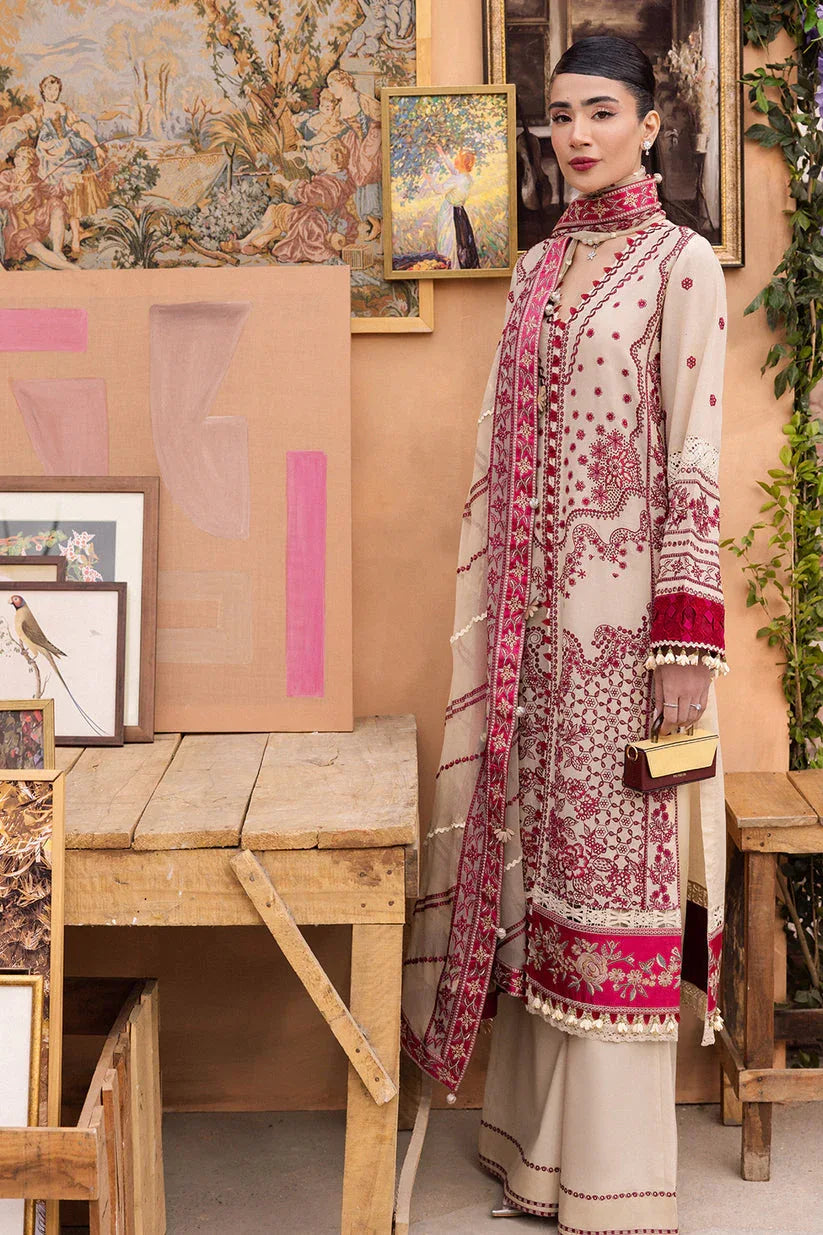 Saad Shaikh | LaAmour Luxury Lawn | Zena - Rang-e-Khaas