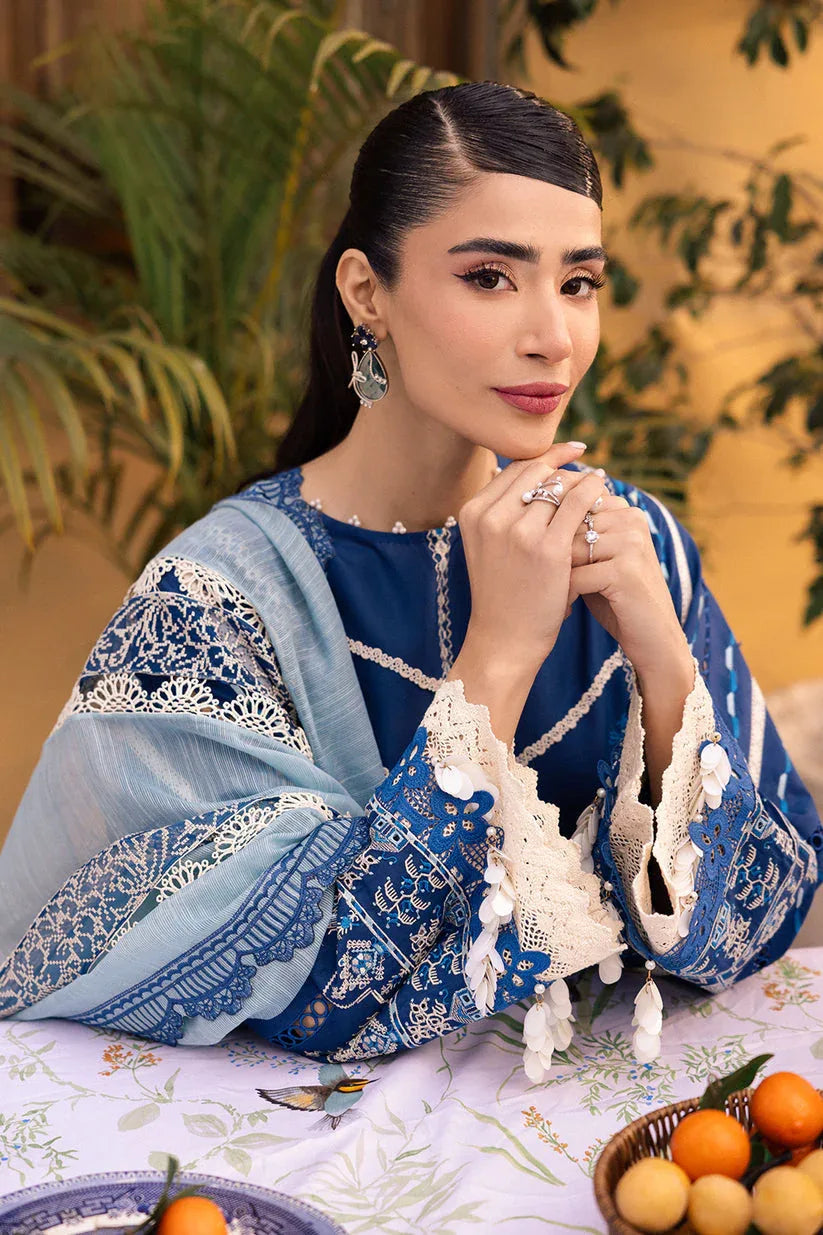 Saad Shaikh | LaAmour Luxury Lawn | Noa - Rang-e-Khaas