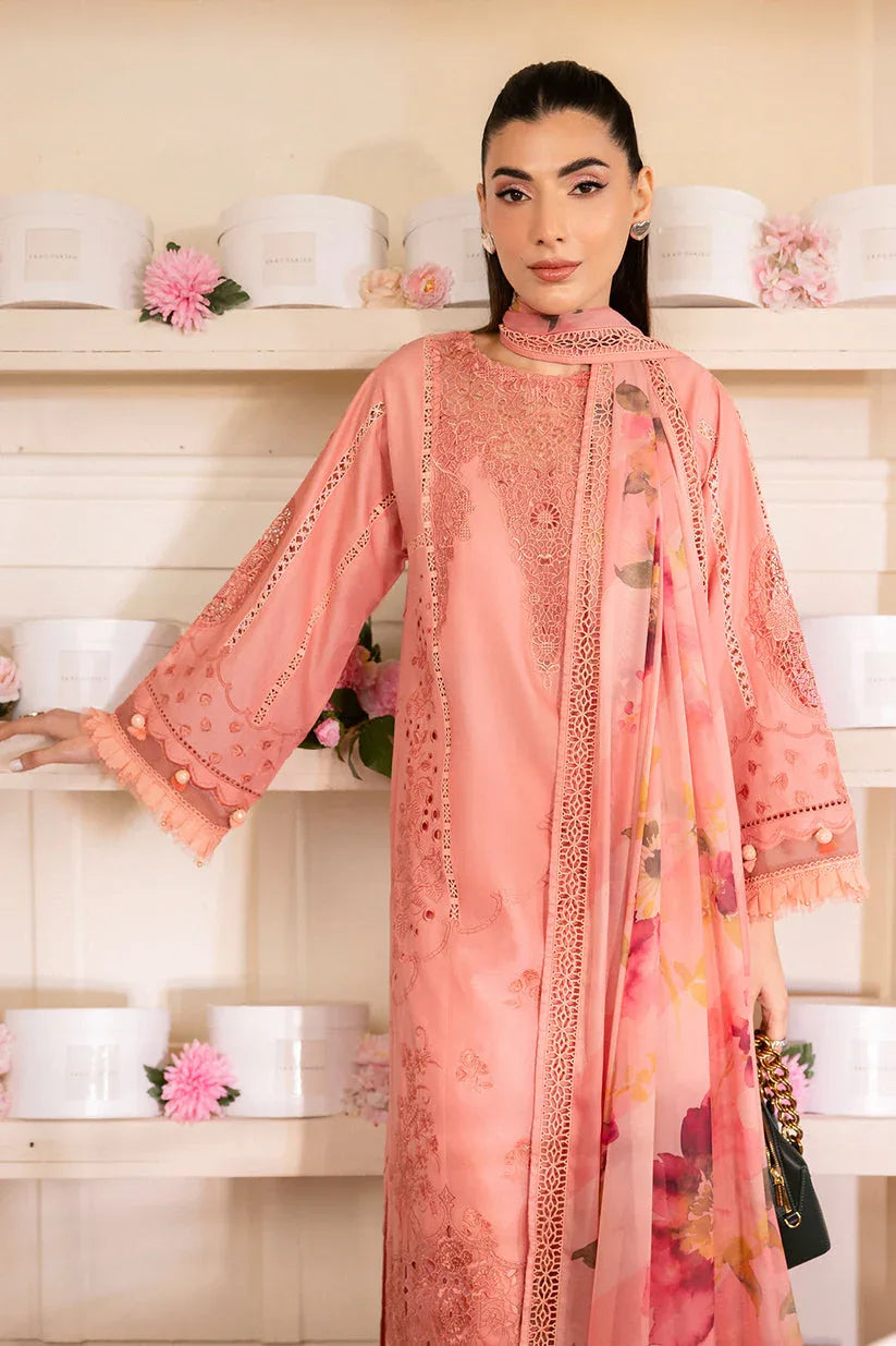 Saad Shaikh | LaAmour Luxury Lawn | Blossom - Rang-e-Khaas