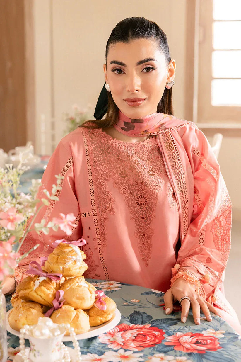 Saad Shaikh | LaAmour Luxury Lawn | Blossom - Rang-e-Khaas