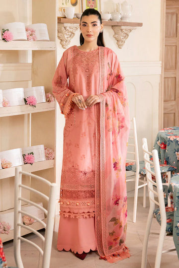 Saad Shaikh | LaAmour Luxury Lawn | Blossom - Rang-e-Khaas