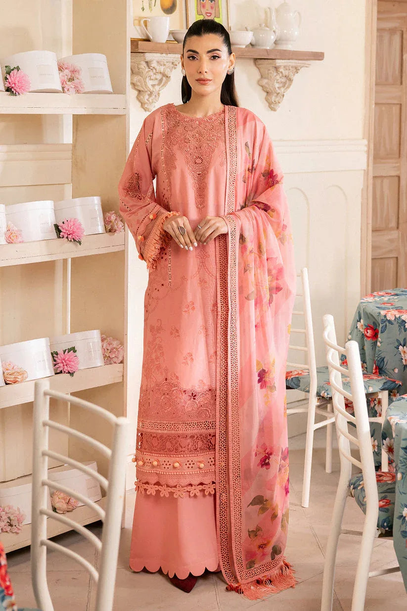 Saad Shaikh | LaAmour Luxury Lawn | Blossom - Rang-e-Khaas