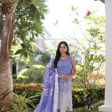 Noor by Saadia Asad | Luxury Chikankari Lawn24 | D9-B Purple