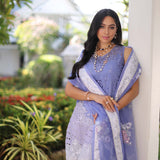 Noor by Saadia Asad | Luxury Chikankari Lawn24 | D9-B Purple