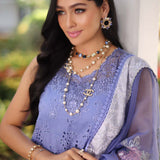 Noor by Saadia Asad | Luxury Chikankari Lawn24 | D9-B Purple