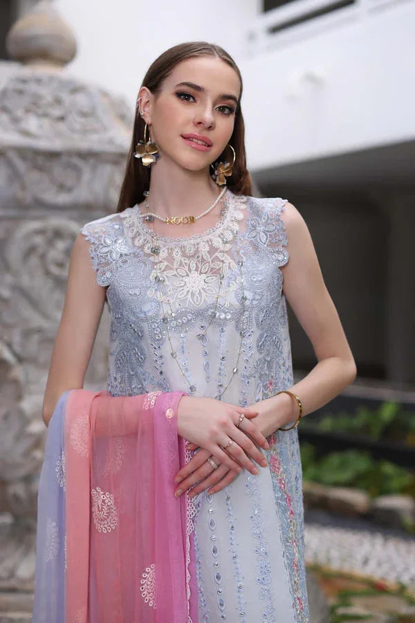 Noor by Saadia Asad | Luxury Chikankari Lawn24 | D7-A Multi Tkm - Rang-e-Khaas