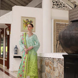 Noor by Saadia Asad | Luxury Chikankari Lawn24 | D5-A Aqua Ombre