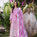 Noor by Saadia Asad | Luxury Chikankari Lawn24 | D9-A Pink