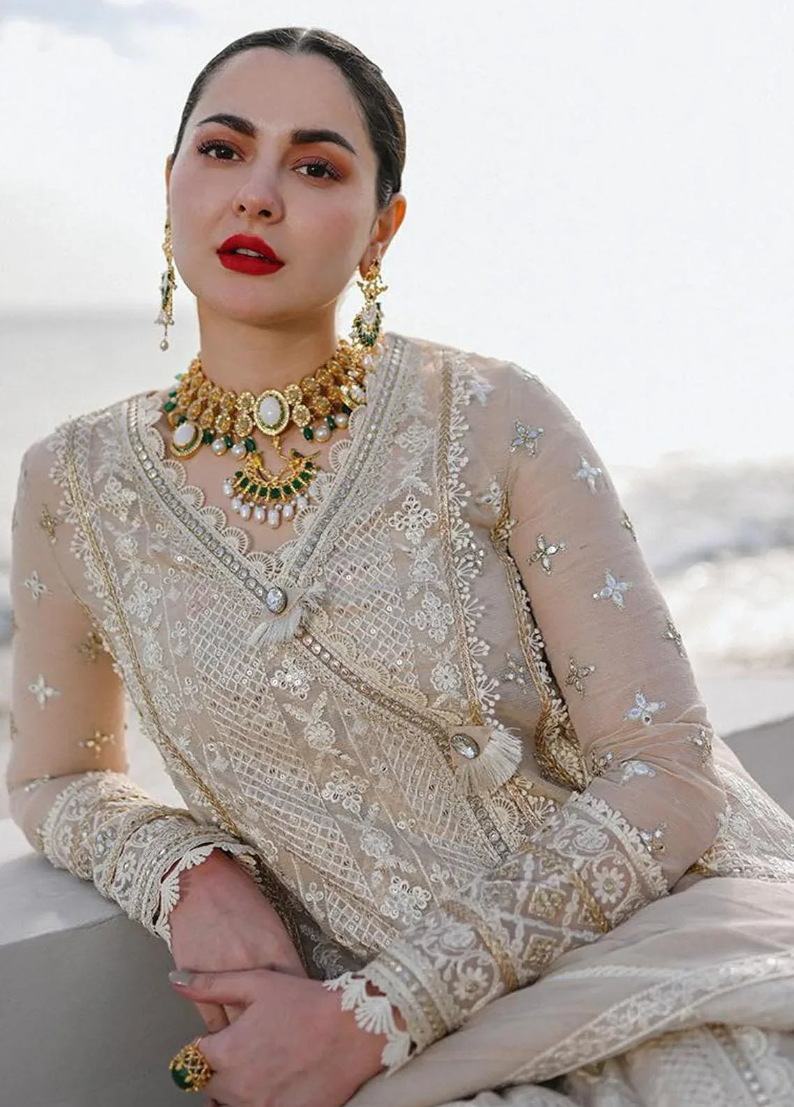 Qalamkar | Sahil Luxury Lawn | Aiyla - Rang-e-Khaas