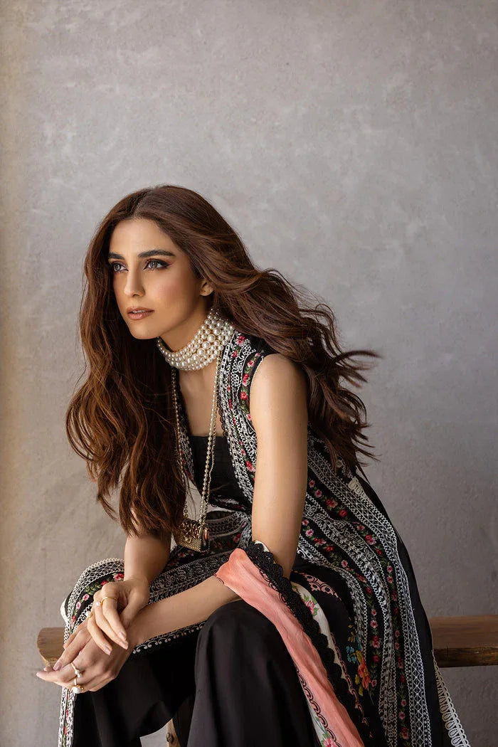 Saira Rizwan | Luxury Lawn 24 | EMBER - SRLL24-06 - Rang-e-Khaas
