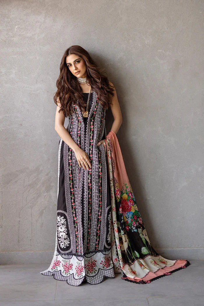 Saira Rizwan | Luxury Lawn 24 | EMBER - SRLL24-06 - Rang-e-Khaas