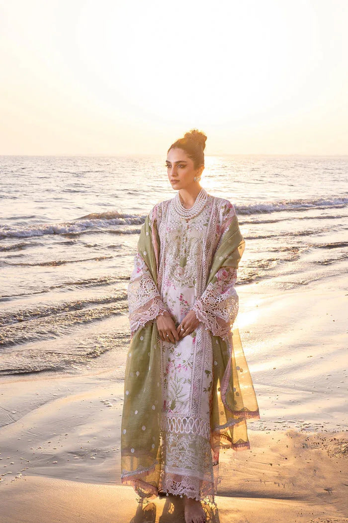 Saira Rizwan | Luxury Lawn 24 | AKOYA - SRLL24-05 - Rang-e-Khaas