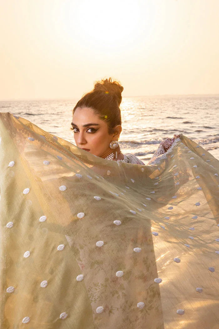 Saira Rizwan | Luxury Lawn 24 | AKOYA - SRLL24-05 - Rang-e-Khaas