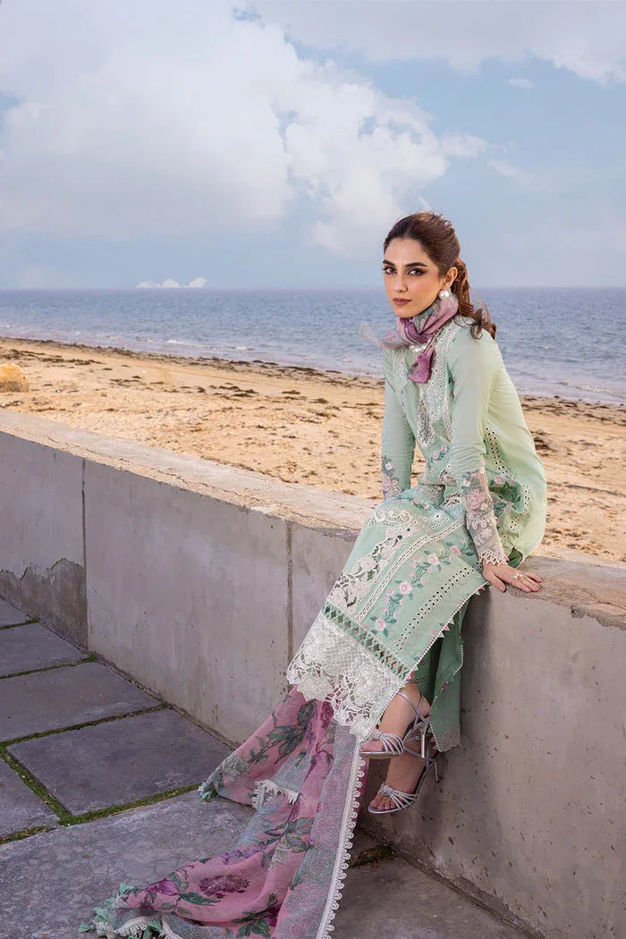 Saira Rizwan | Luxury Lawn 24 | KESHI - SRLL24-02 - Rang-e-Khaas