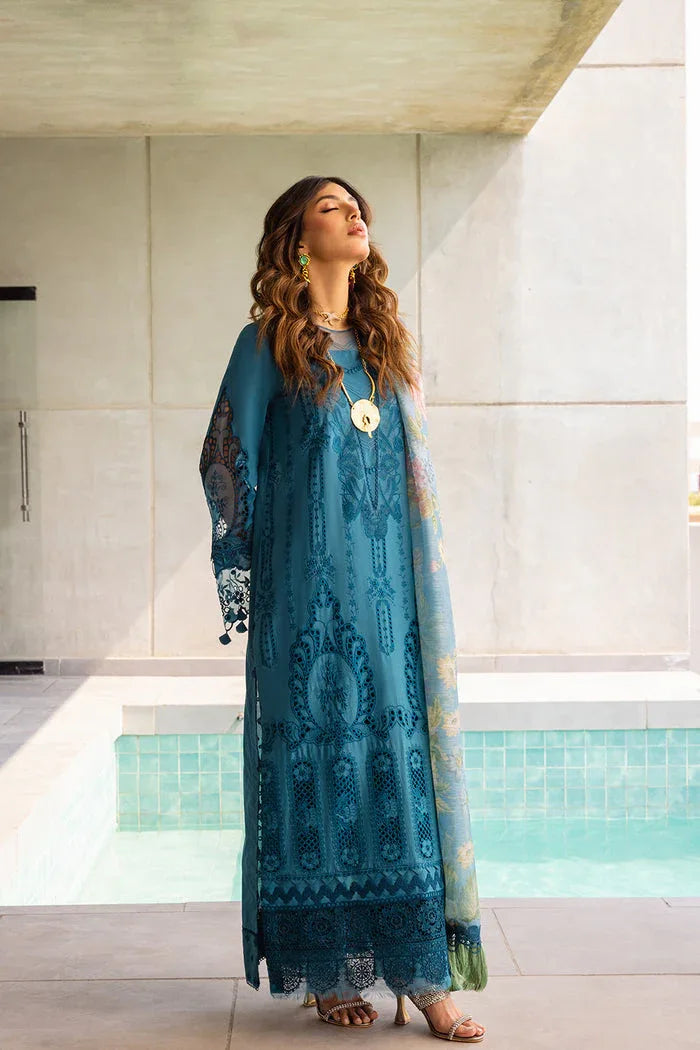 Saira Rizwan | Luxury Lawn 24 | SAPPHIRE - SRLL24-07 - Rang-e-Khaas