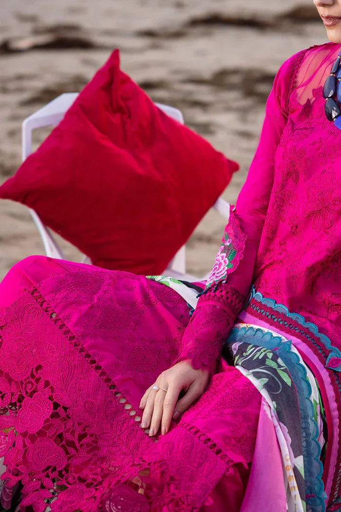 Saira Rizwan | Luxury Lawn 24 | DAMASK - SRLL24-08 - Rang-e-Khaas