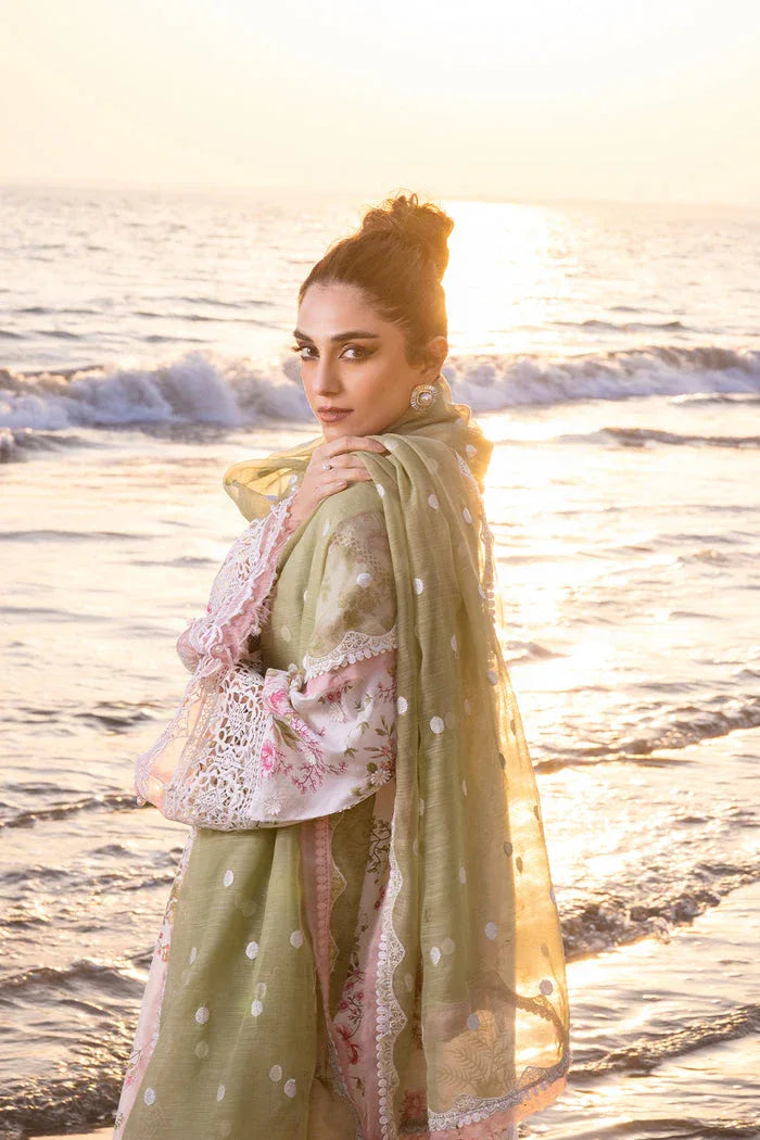 Saira Rizwan | Luxury Lawn 24 | AKOYA - SRLL24-05 - Rang-e-Khaas