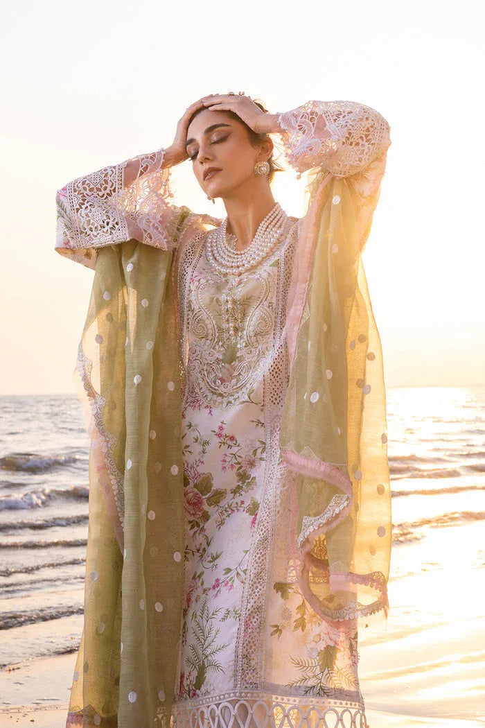 Saira Rizwan | Luxury Lawn 24 | AKOYA - SRLL24-05 - Rang-e-Khaas
