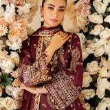 Alizeh | Luxury Raw Silk | AF-RS-01-SALSA
