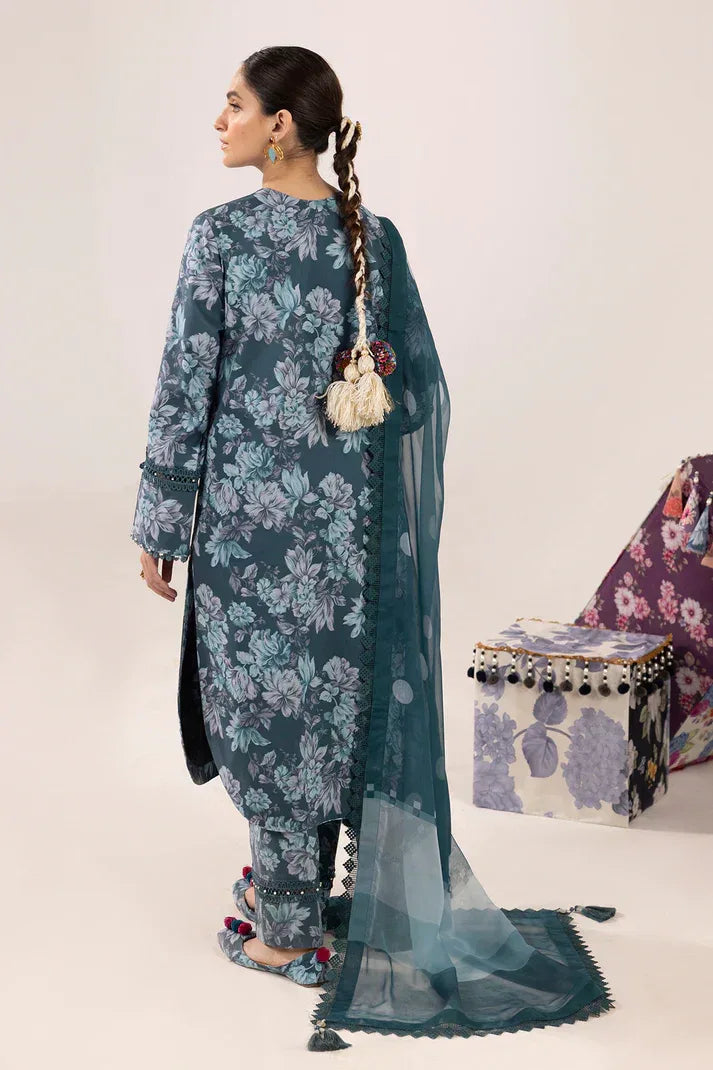 Alizeh | Sheen Lawn Prints 24 | Sea Mist - Rang-e-Khaas
