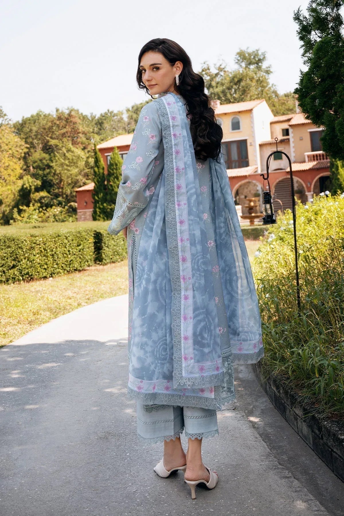 Afrozeh | Damask The Holiday Edit '25 - Lawn| Maelis B - Rang-e-Khaas