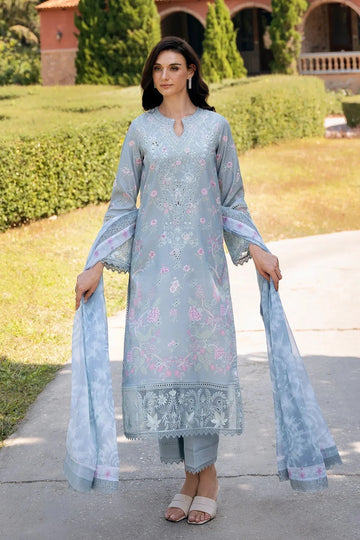 Afrozeh | Damask The Holiday Edit '25 - Lawn| Maelis B - Rang-e-Khaas
