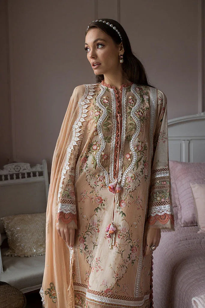Sobia Nazir | Luxury Lawn 24 | DESIGN 14B - Rang-e-Khaas