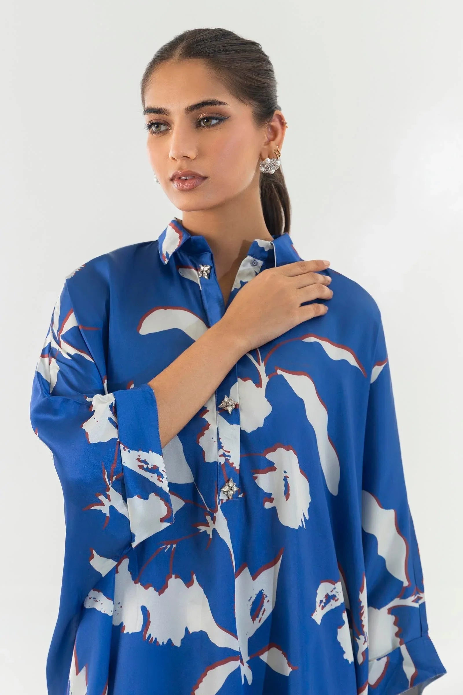 Sana Safinaz | Silk Tunics | SS24STP119P2T - Rang-e-Khaas