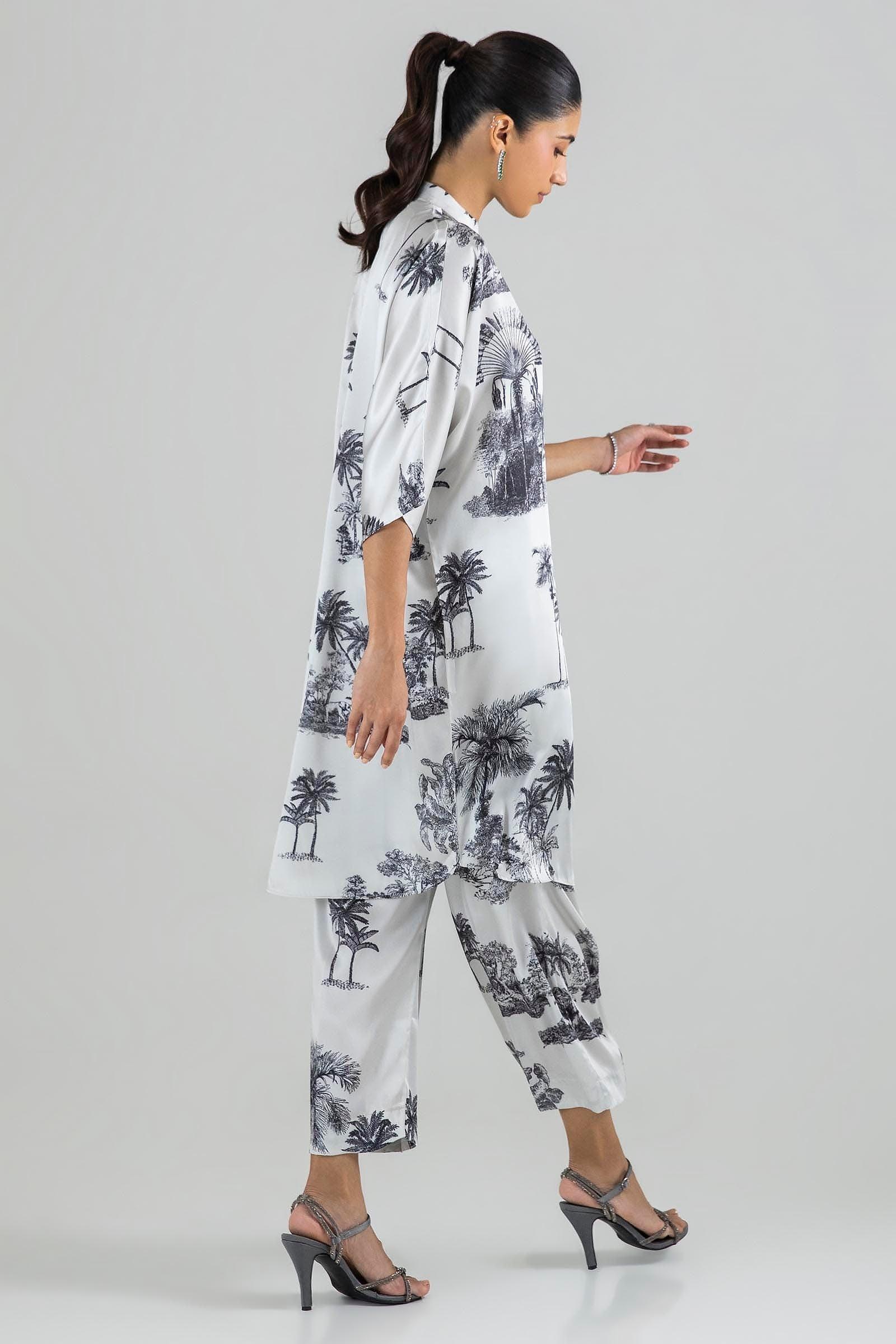 Sana Safinaz | Silk Tunics | SS24STP142P2T - Rang-e-Khaas