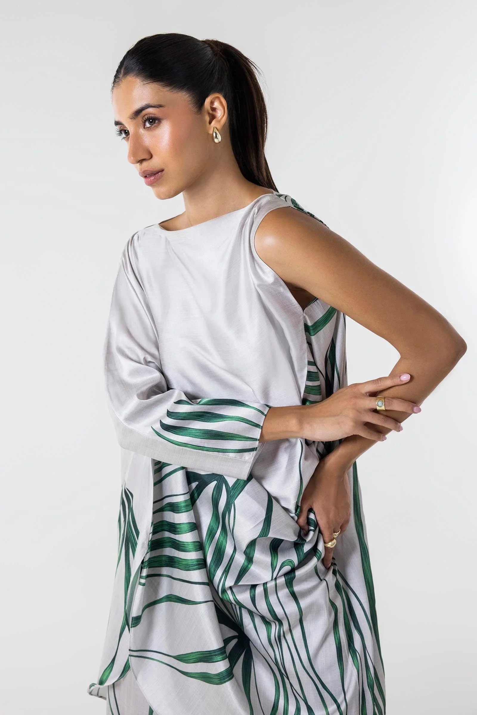 Sana Safinaz | Silk Tunics | SS24STP148P2T - Rang-e-Khaas