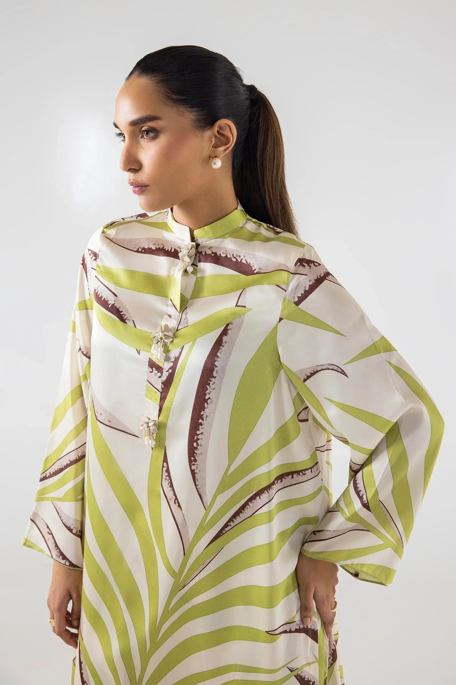Sana Safinaz | Silk Tunics | SS24STP152P2T - Rang-e-Khaas