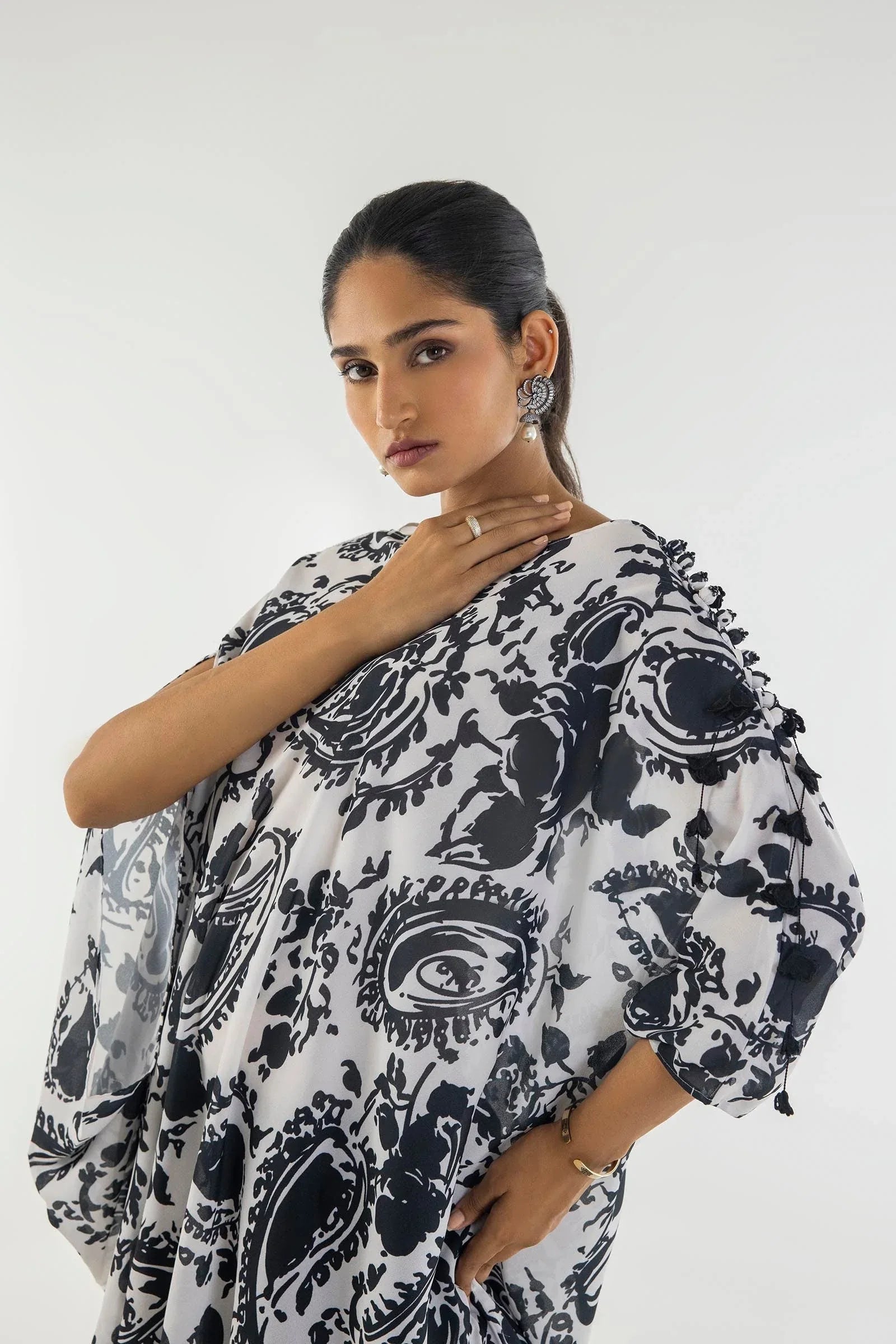 Sana Safinaz | Silk Tunics | SS24STP157 - Rang-e-Khaas